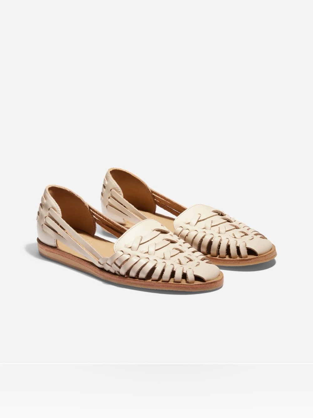 Nisolo Bone Leather Huarache Sandal  9